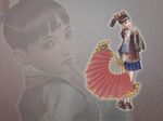  800x600 da_qiao fan folding_fan koei pleated_skirt shin_sangoku_musou skirt wallpaper 