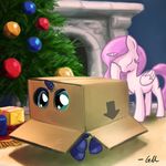  alicorn christmas christmas_tree cub duo equine facehoof facepalm female feral fireplace friendship_is_magic giantmosquito gift hair holidays horn horse long_hair mammal my_little_pony pink_hair pony princess princess_celestia_(mlp) princess_luna_(mlp) royalty sibling siblings sisters tail tree winged_unicorn wings young 