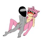amy_rose anthro blush duo female from_front_position humanoid lying machine male male/female missionary_position on_back red_cheeks robot sega sex sonic_the_hedgehog_(series) tesla_bot