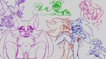 afrosoricid ahegao amy_rose anthro balls bent_over blaze_the_cat bodily_fluids breasts butt cum cum_in_pussy cum_inside cum_on_body eulipotyphlan female genital_fluids genitals ggs_busyrn group handstand hedgehog hi_res idw_publishing legs_up line_art looking_pleasured lying male male/female male/male mammal nude on_front penis pussy rouge_the_bat scar scared sega shadow_the_hedgehog sonic_the_hedgehog sonic_the_hedgehog_(comics) sonic_the_hedgehog_(idw) sonic_the_hedgehog_(series) surge_the_tenrec tenrec thought_bubble tongue tongue_out