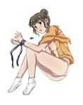  bdsm bondage bound breasts hanasaku_iroha highres oshimizu_nako tied tied_up tsurugi_minko 