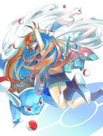  azma_telescope blue_(pokemon) blue_(pokemon)_(classic) dress gloves mew poke_ball pokemon pokemon_(game) pokemon_blue pokemon_rgby porygon wartortle 