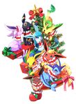  boot bow canine cat christmas clothing cute eevee eeveelution espeon feline flareon fox gift glaceon holidays jolteon kissing kuo leafeon mammal nintendo pok&#233;mon pok&eacute;mon star tree umbreon vaporeon video_games wood xmas 