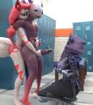 amphibian anthro axo_(fortnite) axolotl balls bear bodily_fluids breasts butt canid canine cum cum_on_breasts cumshot ejaculation epic_games erection female fortnite fox fur genital_fluids genitals group group_nudity group_sex hair humanoid kimiko_five_tails male male/female mammal marine mole_salamander nude orgasm penis pink_hair purple_body raven_team_leader reach_around salamander scar sekken_(artist) sex smile tail threesome trio white_body white_fur