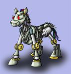  combot equine friendship_is_magic genderless horse machine mammal mechanical my_little_pony ponification pony red_eyes robot solo suzidragonlady tail tekken tekken_4 wire 