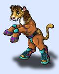  blank_flank brown_hair cosplay equine feline friendship_is_magic hair horse hybrid jaguar king_(tekken) male mammal muscles my_little_pony ponification pony solo suzidragonlady tail tekken 