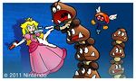  goomba mario princess_peach super_mario_3d_land tagme 