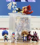  blaster_blade blazing_flare_dragon blue_eyes blue_hair card cardfight!!_vanguard cardfight!!_vanguard_(cards) chibi dragonic_overlord figure kagero kai_toshiki knight_of_truth_gordon male male_focus royal_paladin sendou_aichi soul_saver_dragon toy toys 