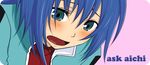  blue_eyes blue_hair blush cardfight!!_vanguard male male_focus photoshop sendou_aichi solo 