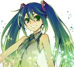  bad_id bad_pixiv_id gotou_hisashi green_eyes green_hair hatsune_miku long_hair necktie smile solo twintails vocaloid 
