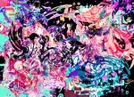  bad_pixiv_id chikuwa_emil collage colorful highres multiple_girls original 