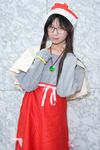  ai apron cosplay glasses hat photo popotan santa_hat shiguma_tsukinowa 
