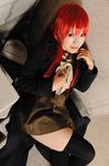  cosplay kipi-san photo red_hair shakugan_no_shana shana solo thighhighs 