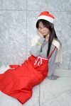  ai apron cosplay glasses hat photo popotan santa_hat shiguma_tsukinowa 