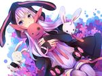  animal_ears bunny hood hoodie jacket jiman long_hair looking_at_viewer purple_eyes purple_hair solo stuffed_animal stuffed_bunny stuffed_toy thighhighs twintails vocaloid voiceroid yuzuki_yukari 