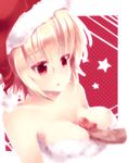  blonde_hair breasts emil_castagnier genderswap hat nipple nipples paizuri penis red_eyes santa_hat tales_of_(series) tales_of_symphonia tales_of_symphonia_knight_of_ratatosk uncensored 