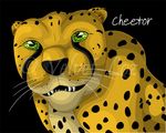  black_background cheetah cheetor facial_markings feline fur green_eyes male mammal markings maximal plain_background solo spots teeth transformers velvet_loz whiskers yellow yellow_fur 