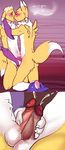  balls balls_touching blush canine crossgender cum cumshot digimon erection fox frottage gay handjob humanoid_penis kissing male male_renamon mammal nude orgasm penis pornography_(artist) renamon tongue 