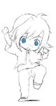  1boy animated animated_gif blue_eyes cardfight!!_vanguard lowres male male_focus monochrome sendou_aichi sketch solo 