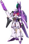  bad_id bad_pixiv_id cape fugetsu_taku gaza-c gundam haman_karn mecha_musume pink_hair purple_eyes short_hair thighhighs zeta_gundam 