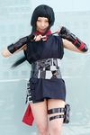  ari_(model) cosplay gloves highres kunai kunoichi mai_hime my-hime ninja okuzaki_akira photo weapon 