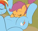 cunnilingus cutie_mark equine female feral friendship_is_magic haiku_oezu horse involved_expression lesbian mammal my_little_pony oral oral_sex pony rainbow_dash_(mlp) scootaloo_(mlp) sex sweethd vaginal young 