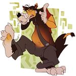  ears human kuma mammal nose paws snout suspender tail toon transformation wolf 