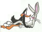  blush brittin bugs_bunny daffy_duck duck gay lagomorph looney_tunes male nude rabbit romantic warner_brothers 