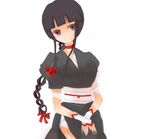  black_hair bleach braid kurotsuchi_nemu sairenmayu solo 