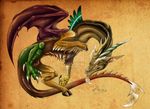  angry beard brown_theme claws cynder-dragon-spyro discord_(mlp) draconequus dragon ears facial_hair feral friendship_is_magic fur hooves horn male mane my_little_pony paws red_eyes scales scalie solo tail watermark wings 