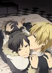  duo durarara!! heiwajima_shizuo male male_focus orihara_izaya vox_(artist) yaoi 