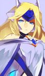  bad_id bad_pixiv_id bare_shoulders blazblue blonde_hair blue_eyes hyakuhachi_(over3) long_hair lowres mu-12 simple_background solo 