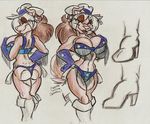  big_breasts boots border_collie breasts canine cowboy_hat dog female hair hat husky hybrid legs long_hair looking_at_viewer mammal model_sheet peaches_collisky solo stripper tail thick_thighs thighs tigerblack wide_hips 