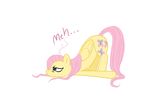  blush cartoonlion cutie_mark english_text equine female feral fluttershy_(mlp) friendship_is_magic hair horse mammal mane meh my_little_pony pegasus pink_hair plain_background pony solo tail text wings 
