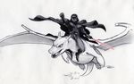  charizard crossover darth_vader doodle_of_boredom duo fire flying jedi lightsaber male nintendo plain_background pok&#233;mon pok&eacute;mon sketch star_wars sword unknown_artist video_games weapon 