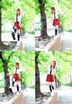  cosplay highres hirano_aya kneehighs photo school_uniform serafuku 