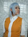  blue_hair cosplay mai_hime miyu_greer my-hime photo school_uniform serafuku tamaki_shuri 