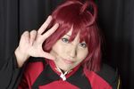  cosplay gundam gundam_seed gundam_seed_destiny lunamaria_hawke photo red_hair redhead suzukaze_yuuki uniform 