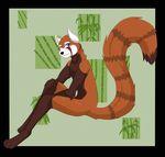  looking_at_viewer male mammal nude purple_eyes red_panda solo szhival szhival_cherniakov 