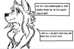  asking_question breasts canine cute female head_turned helpless kida_howlette kidahowlette(artist) looking_at_viewer mammal plain_background sketch white_background wolf 