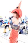  arc_system_works bare_shoulders cosplay guilty_gear hat highres i-no miya photo witch_hat 