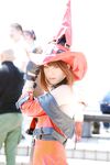  arc_system_works bare_shoulders cosplay guilty_gear hat highres i-no miya photo witch_hat 