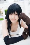  cosplay final_fantasy final_fantasy_vii fingerless_gloves gloves highres photo saya saya_(cosplayer) suspenders tank_top tifa_lockhart tifa_lockhart_(cosplay) 