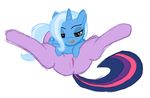  fearingfun friendship_is_magic my_little_pony trixie twilight_sparkle 