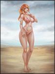  abs bikini blood_elf breasts clothing elf female humanoid mammal nipples not_furry pointy_ears ponytail pussy solo swimsuit translucent transparent_clothing vempire video_games warcraft 