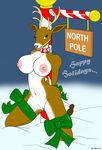  christmas reindeer rule_63 tagme ticklishways 