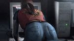  animated_gif ass claire_redfield female resident_evil resident_evil_darkside_chronicles 