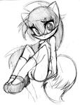  bleedman canine cute female fox hair hat legwear long_hair looking_at_viewer mammal robin robin_(bleedman) shoes sitting sketch smile socks solo source_request stockings sugar_bits unknown_artist webcomic 