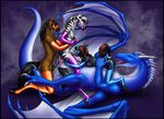  abdominal_bulge anal anal_penetration animal_genitalia anthro anthro_on_feral anus belly belt bestiality bisexual blackdragon1 blakdragon blue_body blue_eyes blush body_markings breasts bukkake bulge butt cat cum cum_drool cum_from_nose cum_in_ass cum_in_mouth cum_in_nose cum_inflation cum_inside cum_on_breasts cum_on_face cumshot cunnilingus dragon equine erection excessive_cum eyes_closed facial_markings feline fellatio female feral foursome from_behind garter garter_belt garter_straps gay girly glove gloves group group_sex halter hooves horn horse horsecock inflation intersex interspecies jadoube kaeldu latex legwear licking lingerie male mammal mane markings messy morph open_mouth oral oral_sex orgasm penetration penis plain_background pussy quillu quillu_(character) rubber scalie sex shiny side_boob size_difference stockings stripes tail tongue unicat unicorn unikitty vaginal wings zebra 