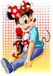  bow disney ears edmol female mammal minnie_mouse mouse nose rodent tail transformation 